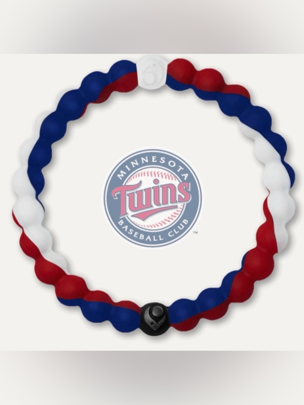 LOKAI Red White Blue Minnesota Twins Game Day Bangle Bracelet Boho Y2K Fall